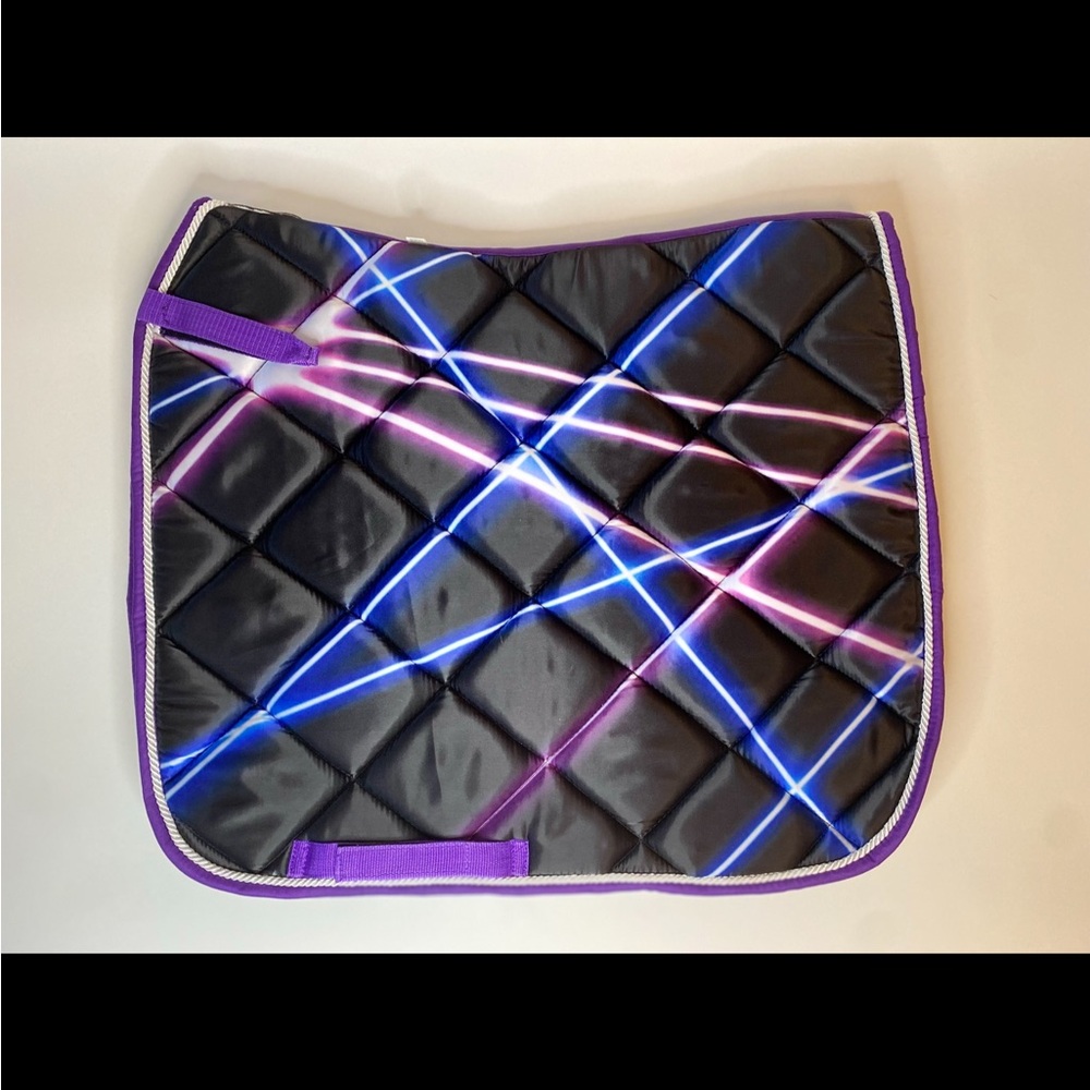 Dressage full size Los Muertos Equestrian Supply  discotheque saddle pad NEW